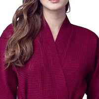 Waffle Robe Womens – Lightweight, Quick-Dry Spa Comfort - Lotus Linen