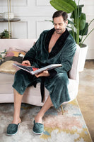 Cozy Mens Plush Robes – Built for Comfort, Designed to Last - Lotus Linen