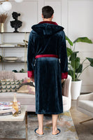 Men’s Robe with Hood – Ultra-Soft Plush Comfort for Everyday Use - Lotus Linen
