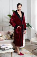 Men’s Robe with Hood – Ultra-Soft Plush Comfort for Everyday Use - Lotus Linen