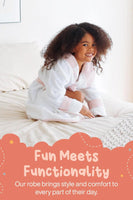 Kids Plush Robe – Ultra Soft, Safe & Cozy for Toddlers & Kids - Lotus Linen