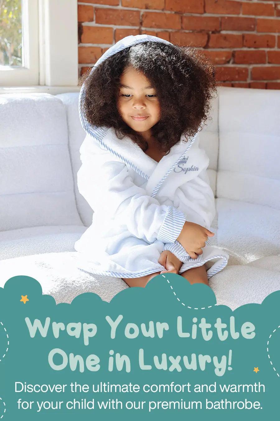 kids plush robe