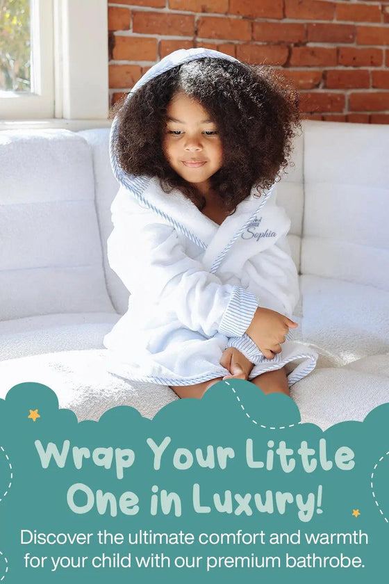 kids plush robe