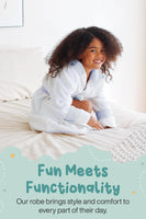Kids Plush Robe – Ultra Soft, Safe & Cozy for Toddlers & Kids - Lotus Linen