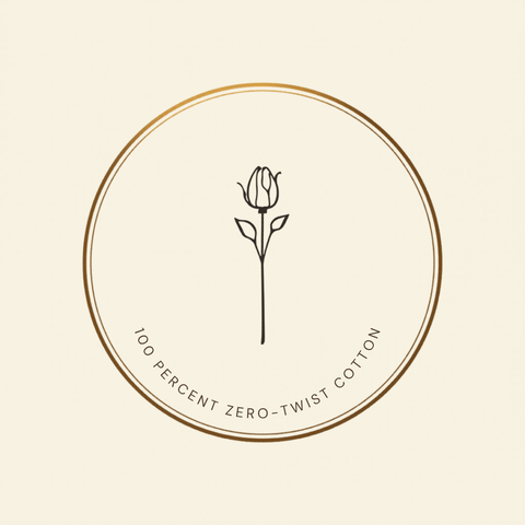100% Zero-Twist Cotton