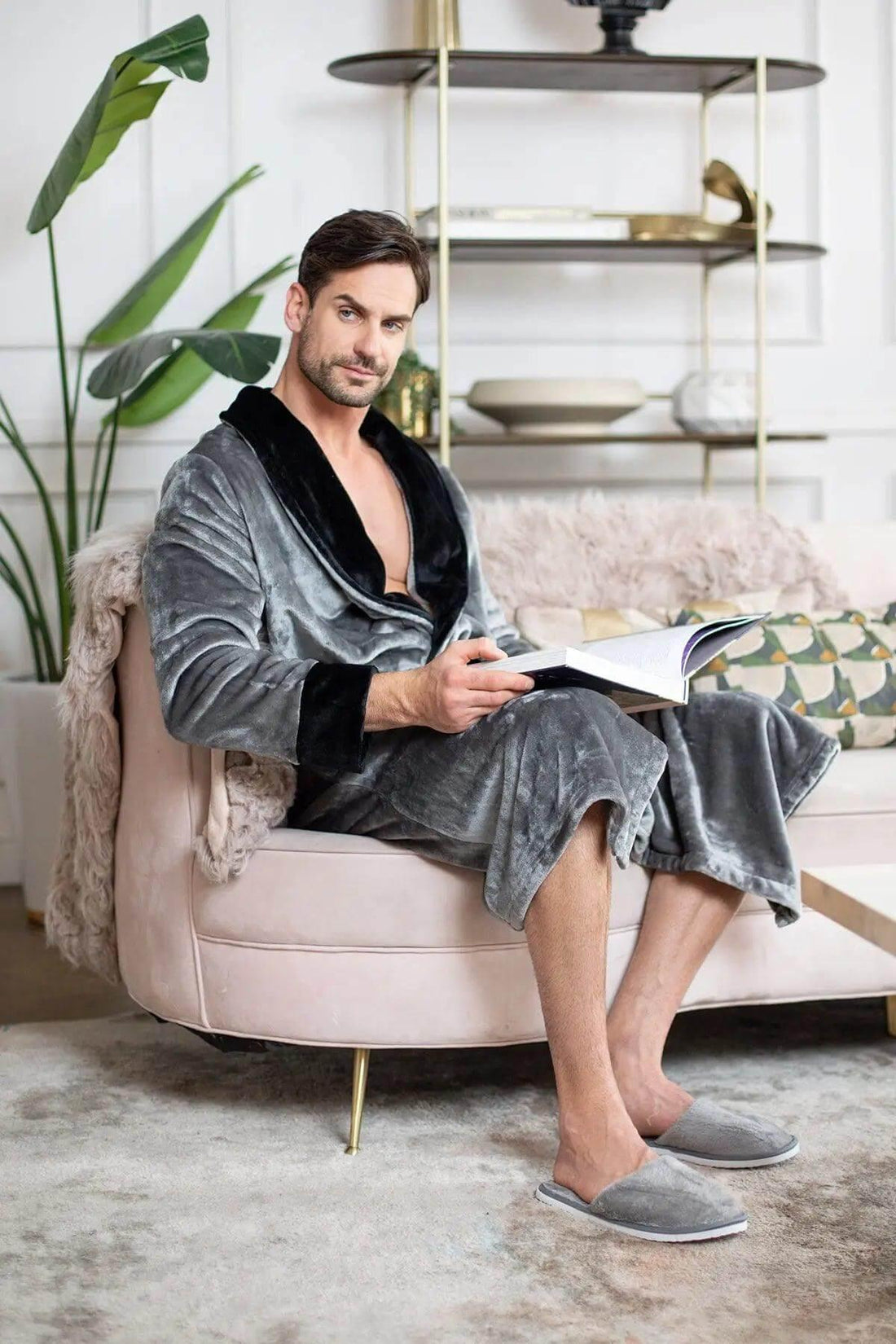 Cozy Mens Plush Robes – Built for Comfort, Designed to Last - Lotus Linen