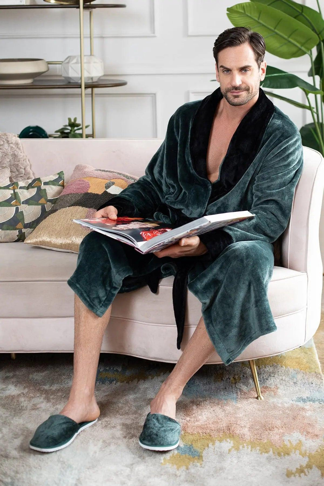 Cozy Mens Plush Robes – Built for Comfort, Designed to Last - Lotus Linen