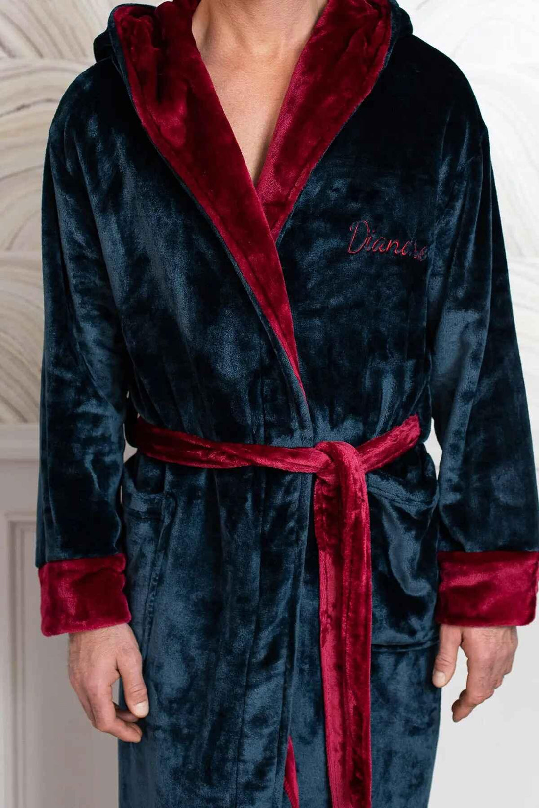 Men’s Robe with Hood – Ultra-Soft Plush Comfort for Everyday Use - Lotus Linen