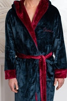 Men’s Robe with Hood – Ultra-Soft Plush Comfort for Everyday Use - Lotus Linen