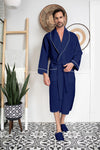 mens robe with slippers