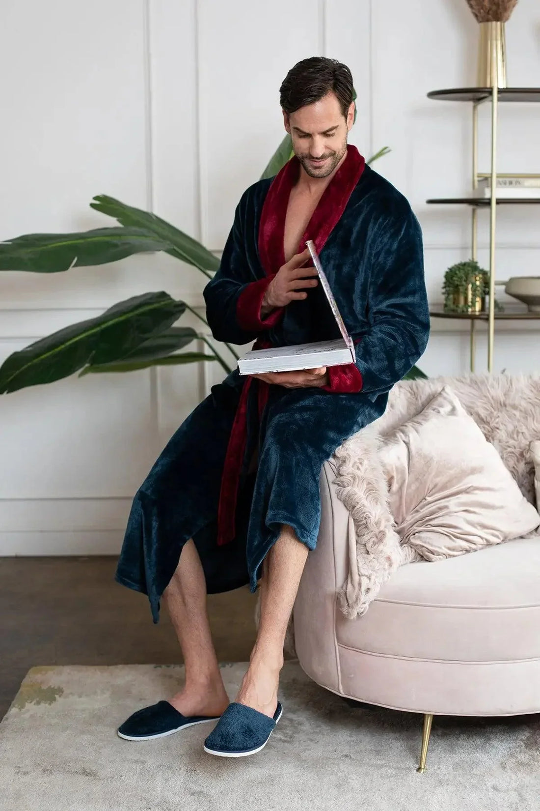 Cozy Mens Plush Robes – Built for Comfort, Designed to Last - Lotus Linen