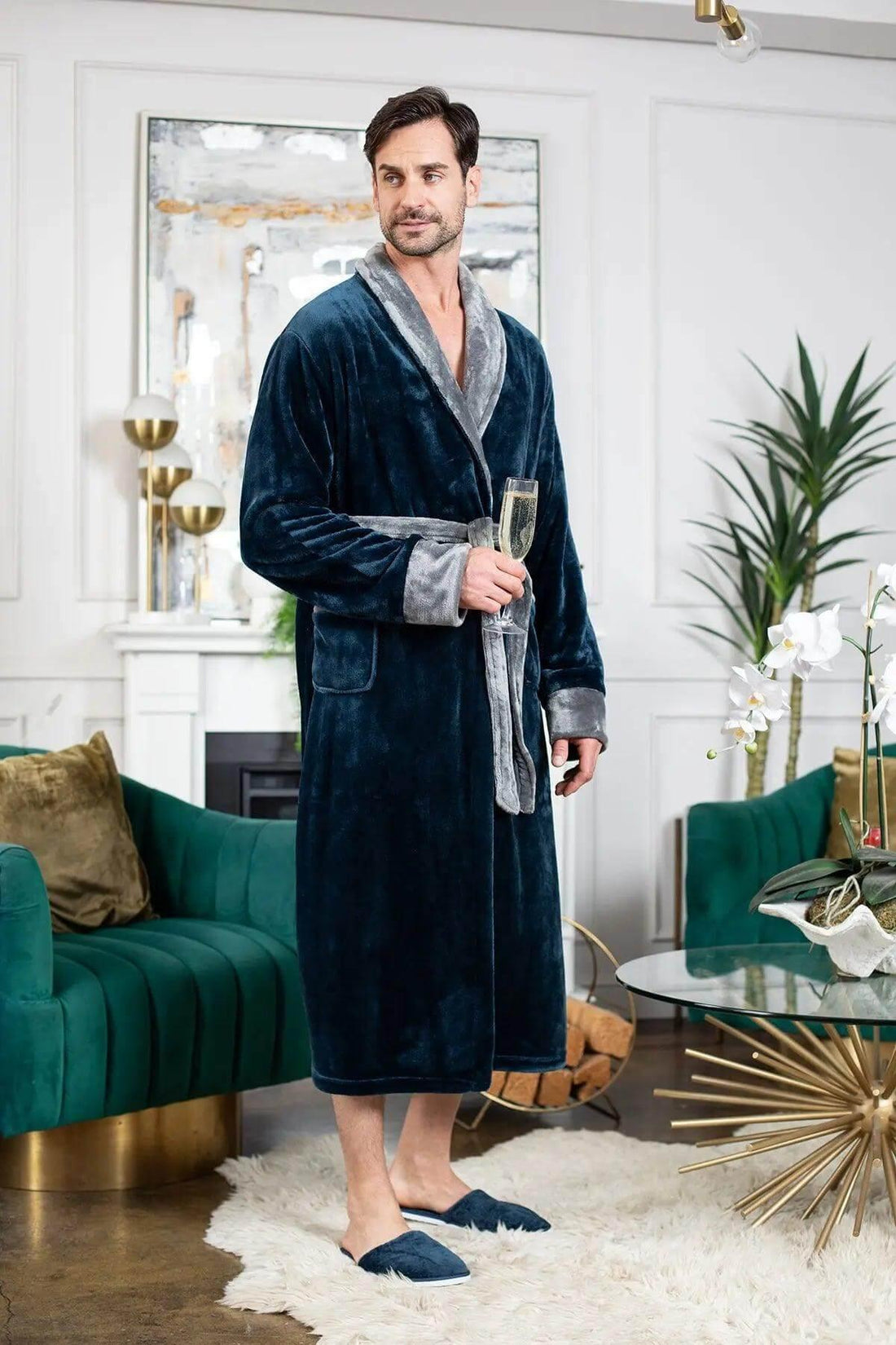 Cozy Mens Plush Robes – Built for Comfort, Designed to Last - Lotus Linen
