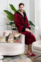 Men’s Robe with Hood – Ultra-Soft Plush Comfort for Everyday Use - Lotus Linen