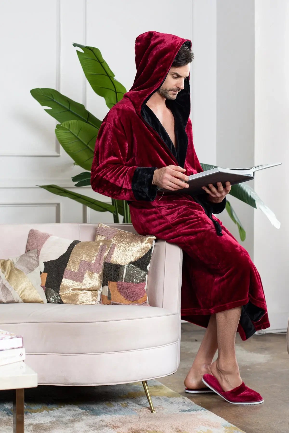 Custom Robes for Men Embroidered for Him | Lotus Linen Custom Robes for Men Embroidered for Him | Lotus Linen