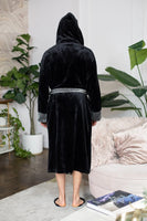 Men’s Robe with Hood – Ultra-Soft Plush Comfort for Everyday Use - Lotus Linen
