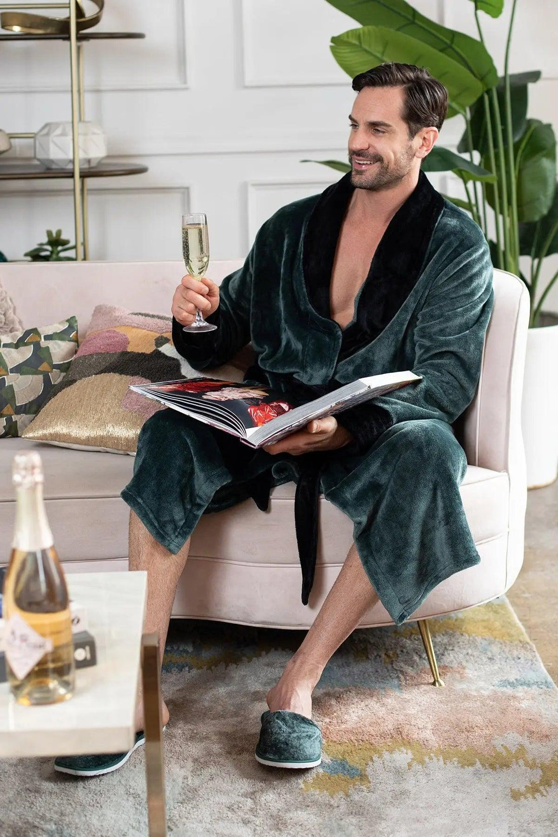 Cozy Mens Plush Robes – Built for Comfort, Designed to Last - Lotus Linen