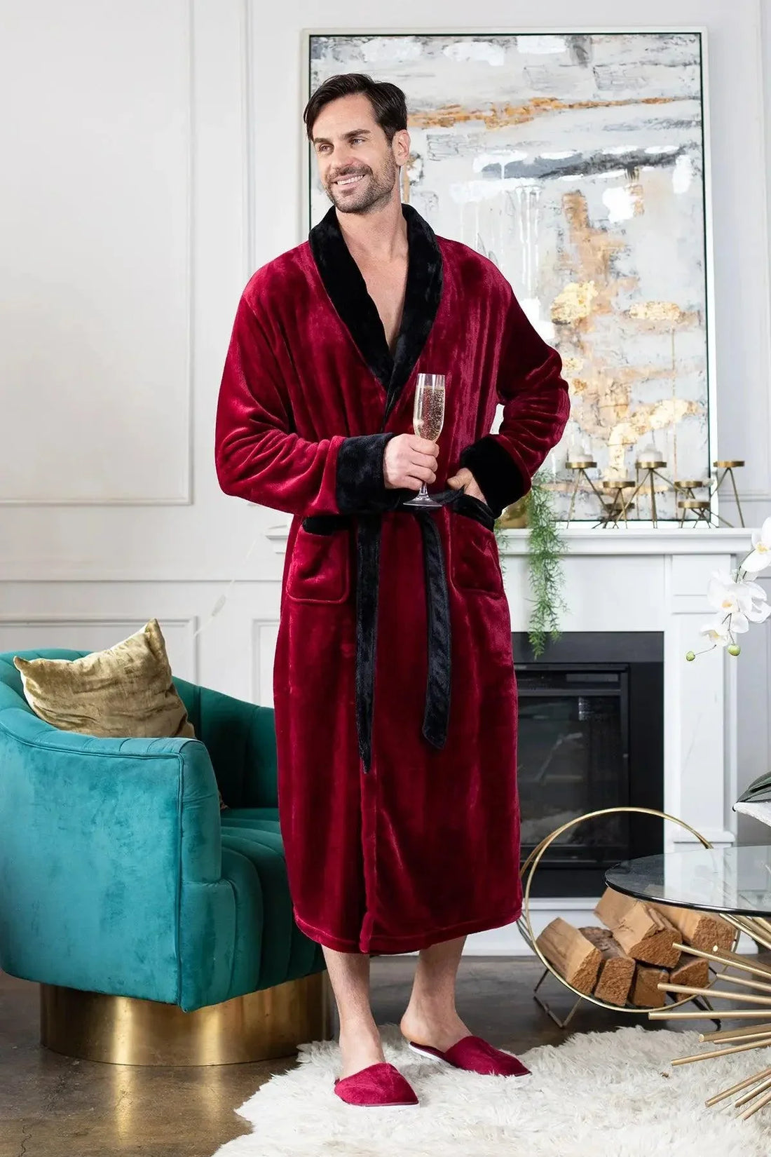 Cozy Mens Plush Robes – Built for Comfort, Designed to Last - Lotus Linen