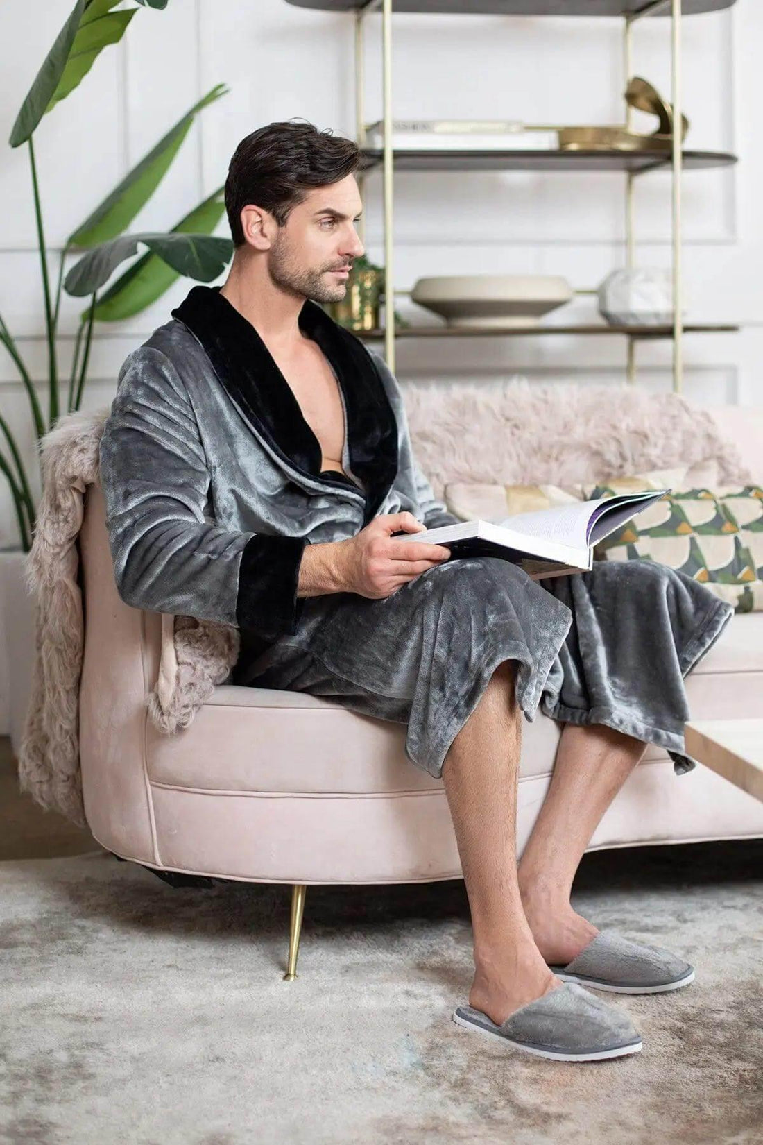 Cozy Mens Plush Robes – Built for Comfort, Designed to Last - Lotus Linen