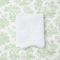 Luxury Scallop Piping Cotton Bath Mat