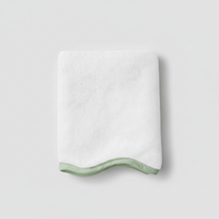 Scallop Piping Bath Sheet – Oversized Bathroom Towel