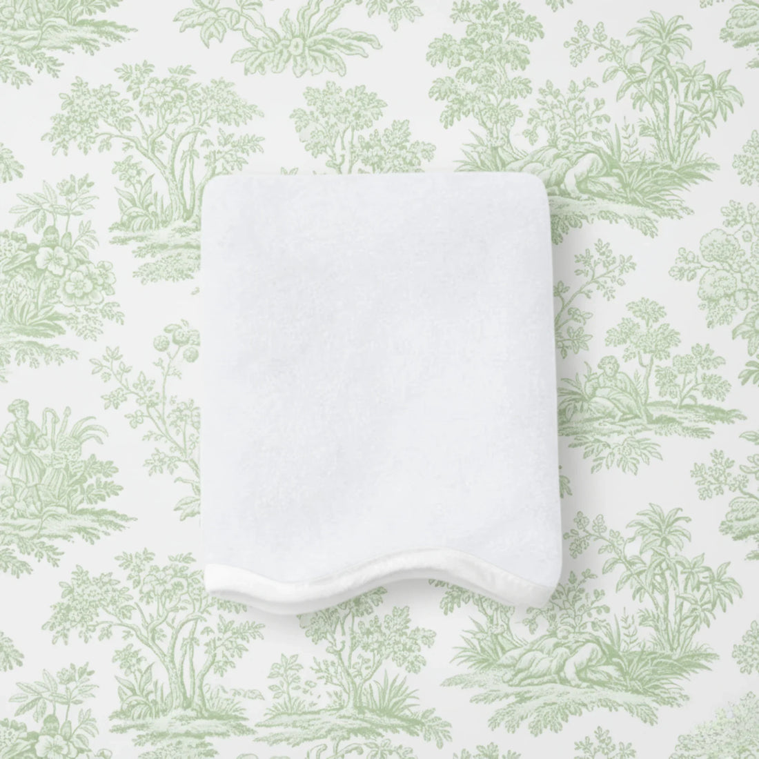 Folded white ultra-soft bath towel delivering spa-quality comfort for your daily ritual - Lotus Linen