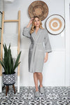 women waffle robe