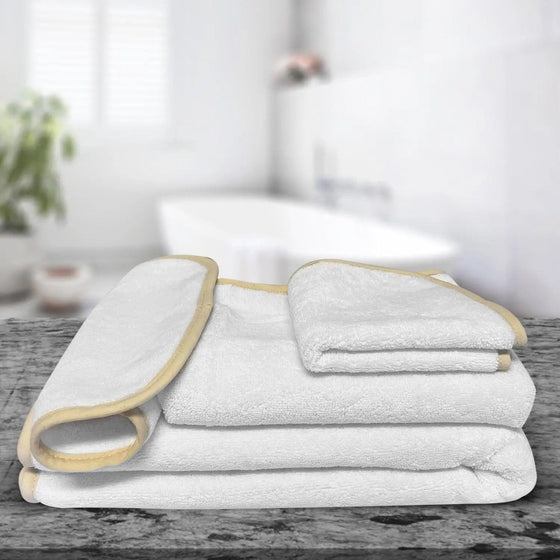 PIPED TERRY WASHCLOTH -OEKO-TEX CERTIFIED - Lotus Linen