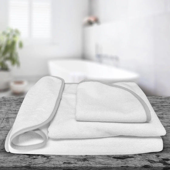 PIPED TERRY WASHCLOTH -OEKO-TEX CERTIFIED - Lotus Linen
