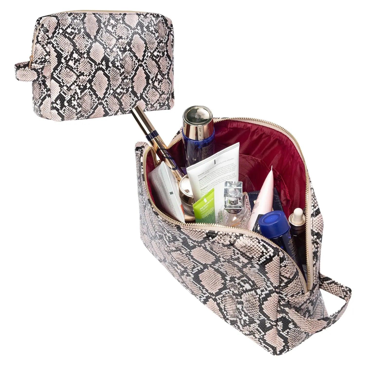Luxouria Travel Makeup Bag - Lotus Linen