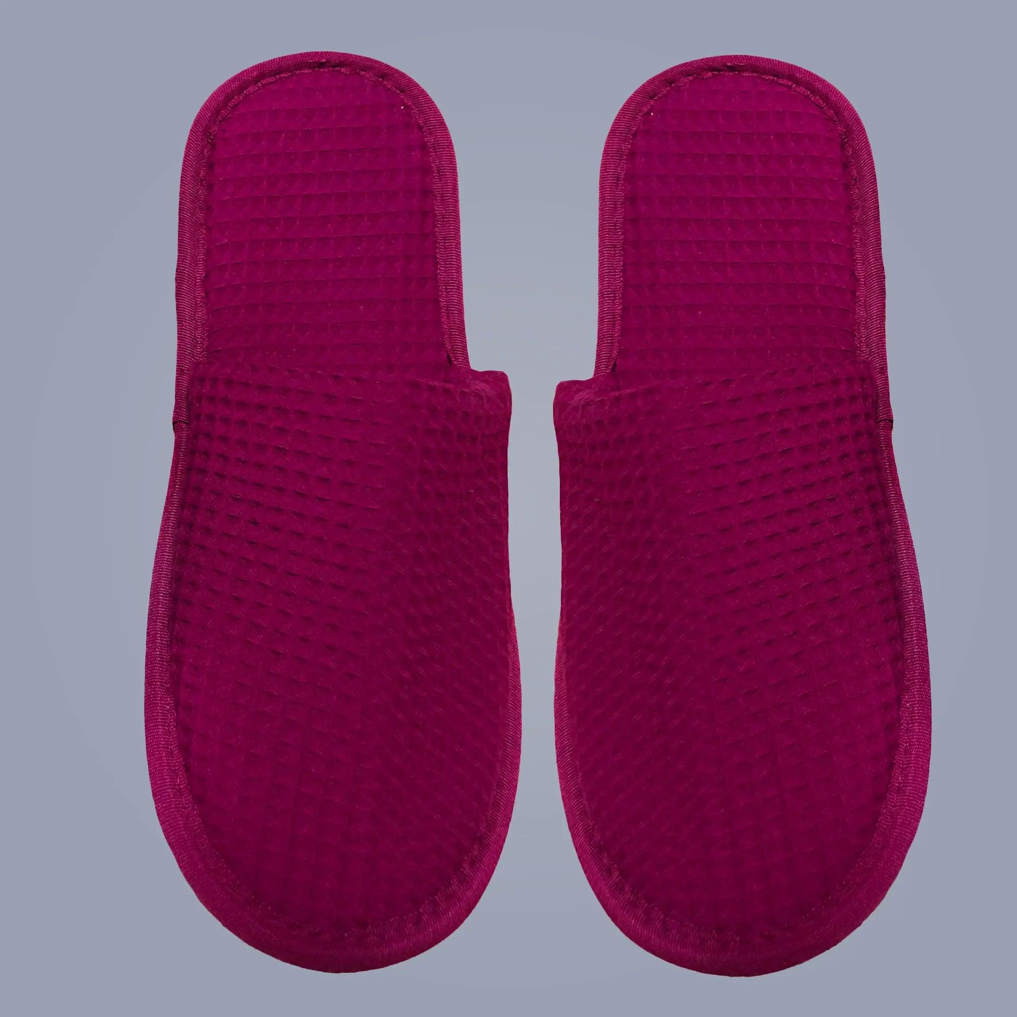 Waffle Spa Slippers – Ideal for Post-Shower & Lounging - Lotus Linen