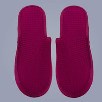 Waffle Spa Slippers – Ideal for Post-Shower & Lounging - Lotus Linen