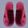 Plush Closed Toe Slippers for Indoor - One Size - Unisex