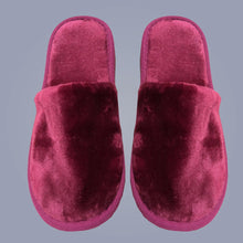  Plush Closed Toe Slippers for Indoor - One Size - Unisex