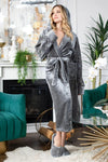 hooded bathrobe for women