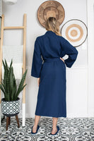 Waffle Robe Womens – Lightweight, Quick-Dry Spa Comfort - Lotus Linen