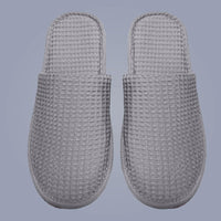 Waffle Spa Slippers – Ideal for Post-Shower & Lounging - Lotus Linen