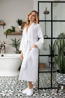 Waffle Robe Womens – Lightweight, Quick-Dry Spa Comfort - Lotus Linen
