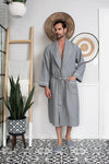 men waffle robes