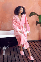 Women’s Plush Hooded Robe - Spa-Worthy Comfort at Home - Lotus Linen