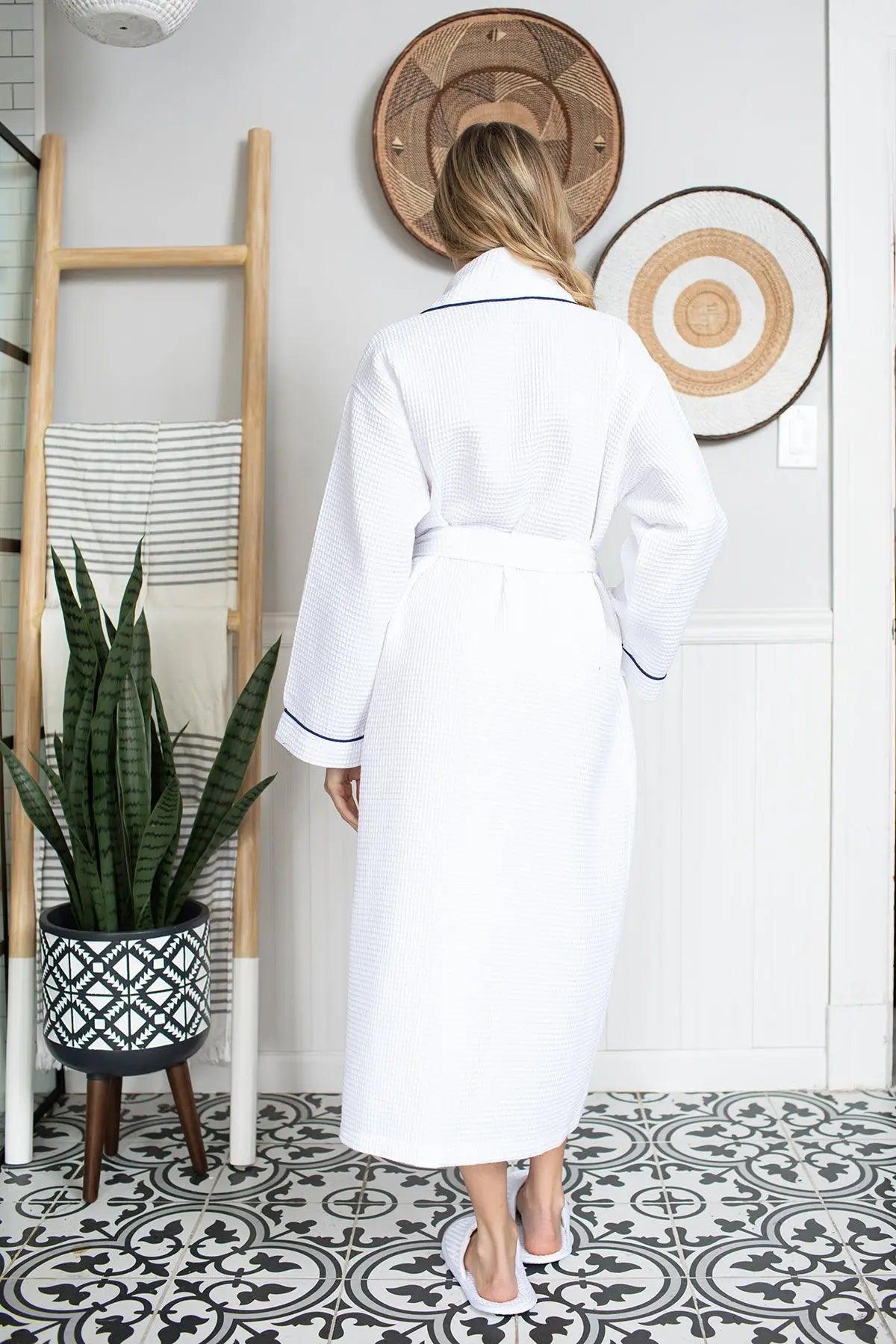 piping waffle robes