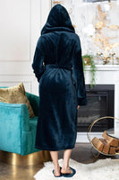 Women’s Plush Hooded Robe - Spa-Worthy Comfort at Home - Lotus Linen