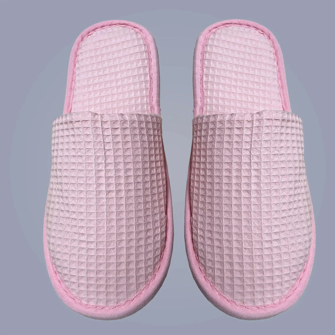 Waffle Spa Slippers – Ideal for Post-Shower & Lounging - Lotus Linen