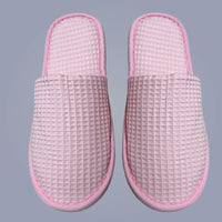 Waffle Spa Slippers – Ideal for Post-Shower & Lounging - Lotus Linen