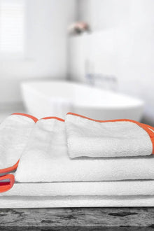  PIPED TERRY TOWEL SETS - OEKO-TEX CERTIFIED